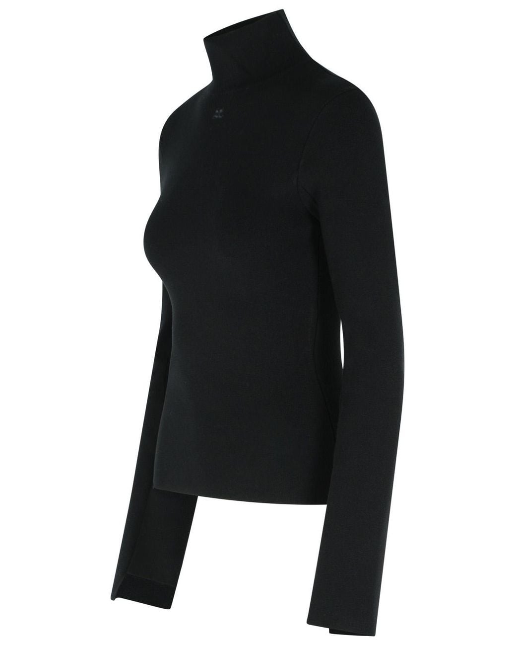 Courreges Black Turtleneck Sweater