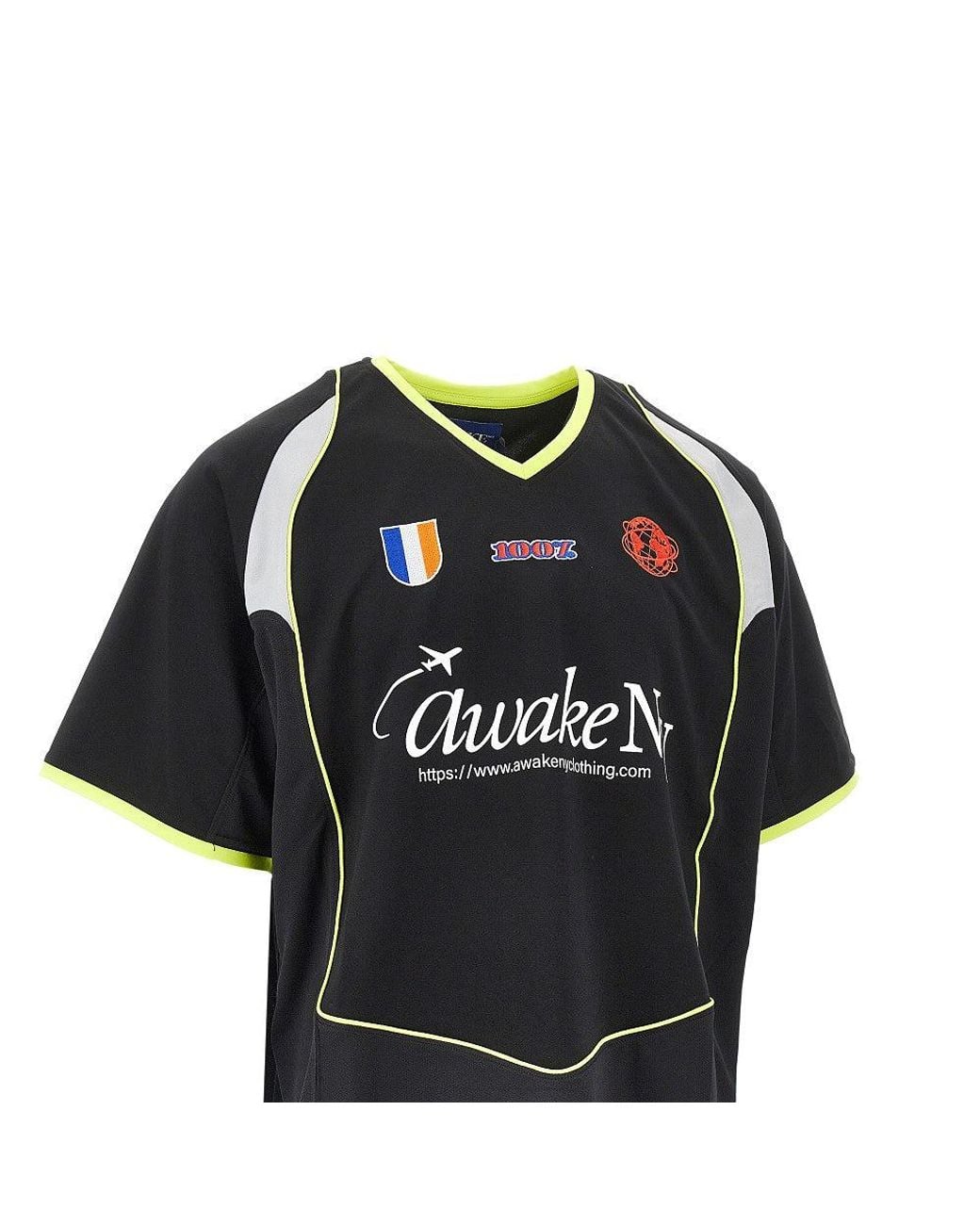 AWAKE NY Black 'Unisphere' Technical Jersey T-Shirt for men