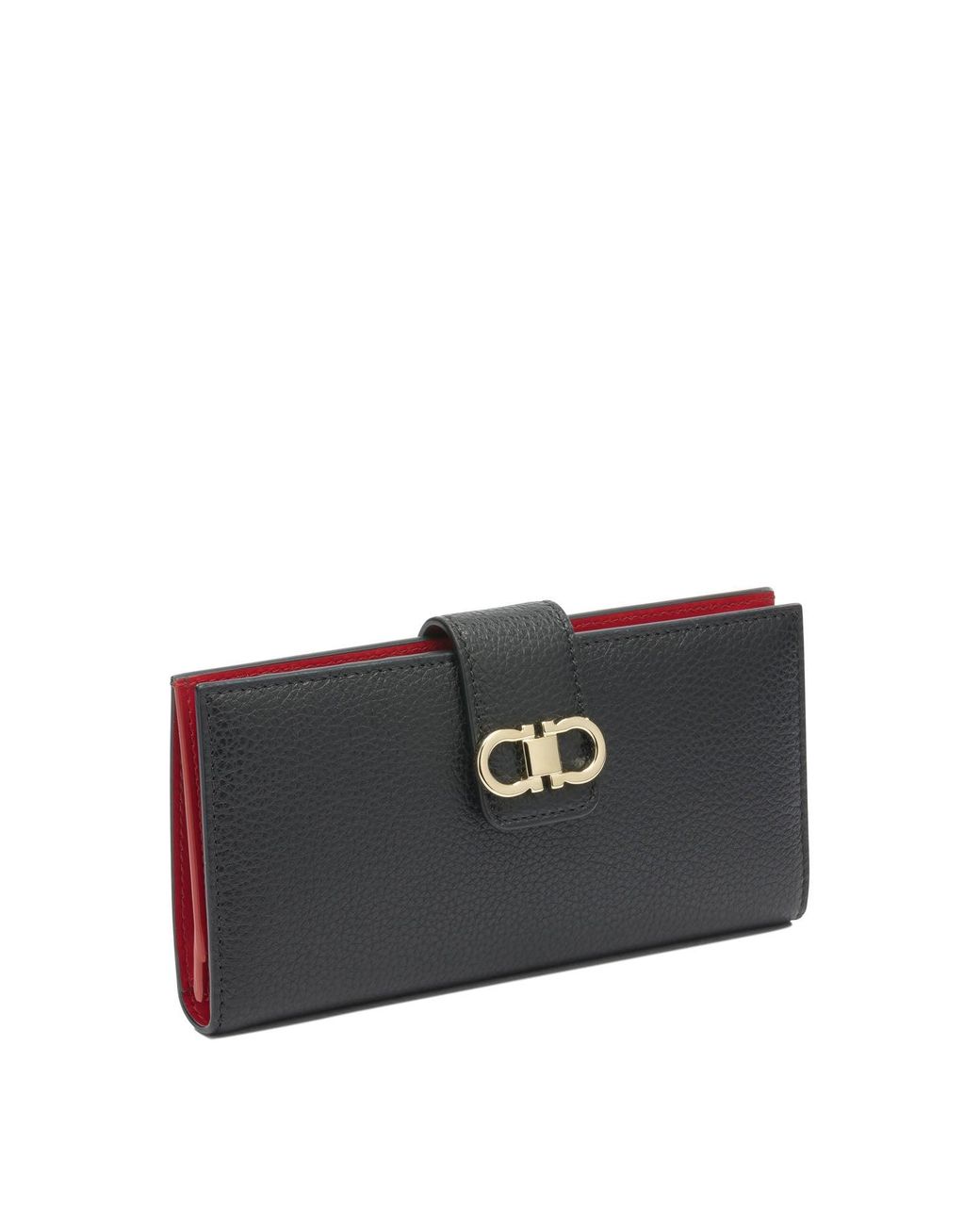 Ferragamo Black "Gancini" Wallet
