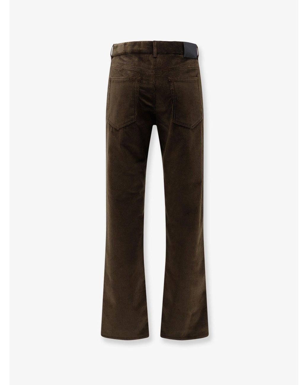 Loewe Gray Velvet Trousers for men