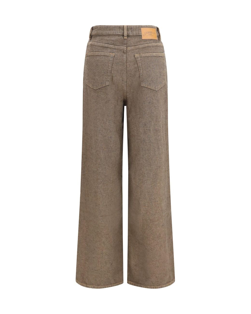 Ganni Brown Lari Neppy Denim Jeans