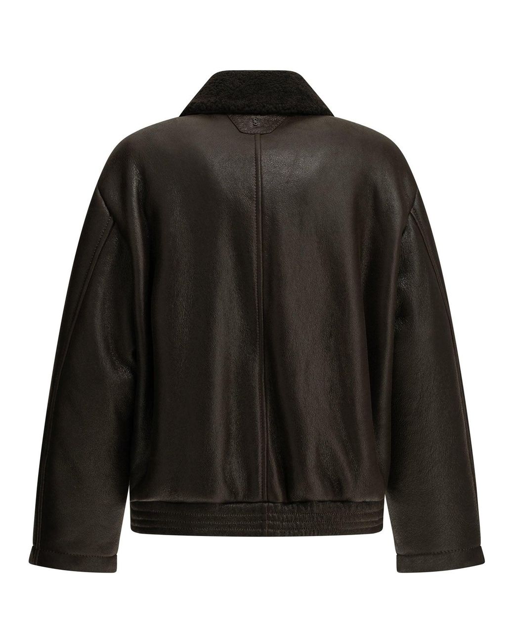 Salvatore Santoro Black Shearling Jacket