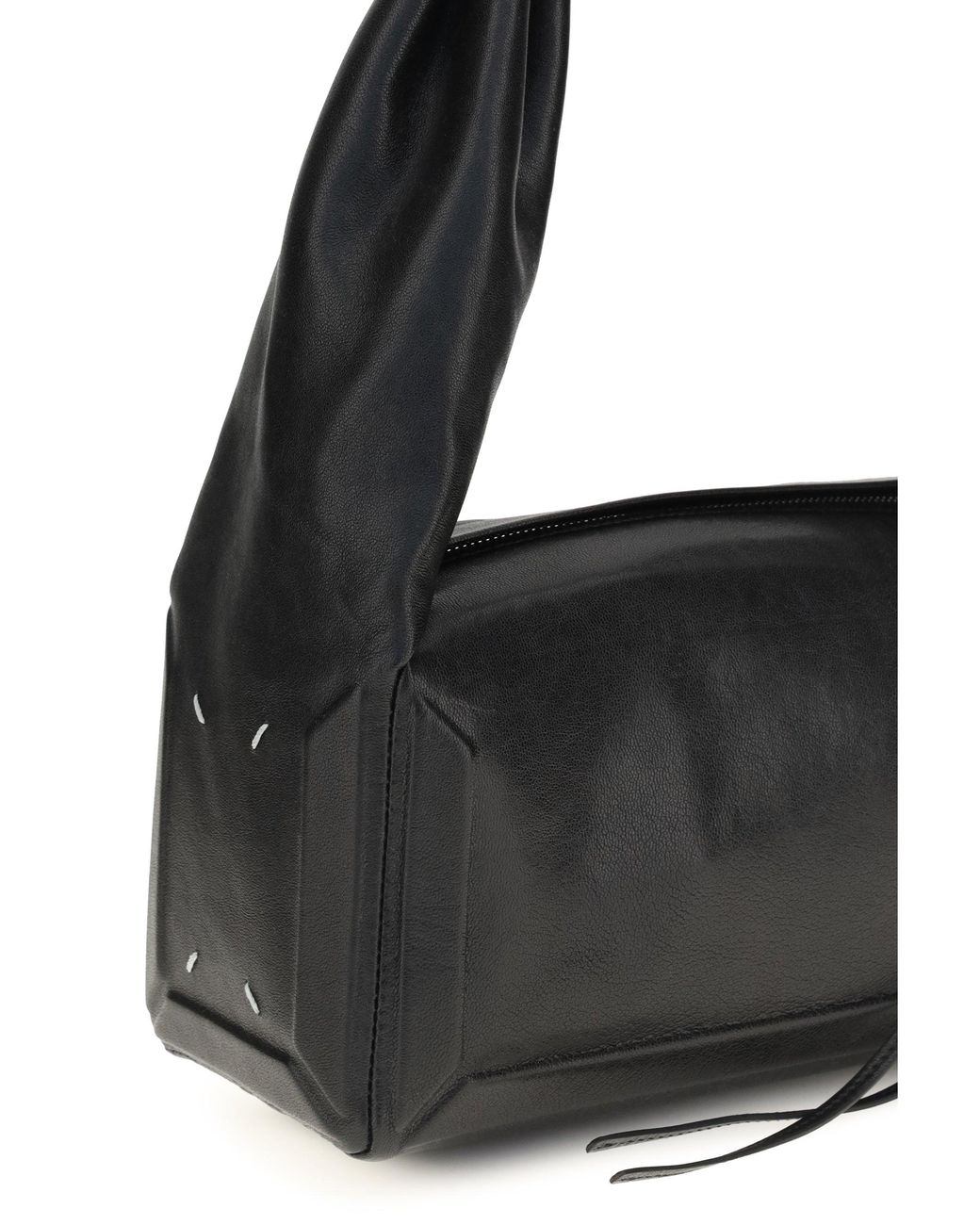 Margiela Black East West Medium Shoulder Bag