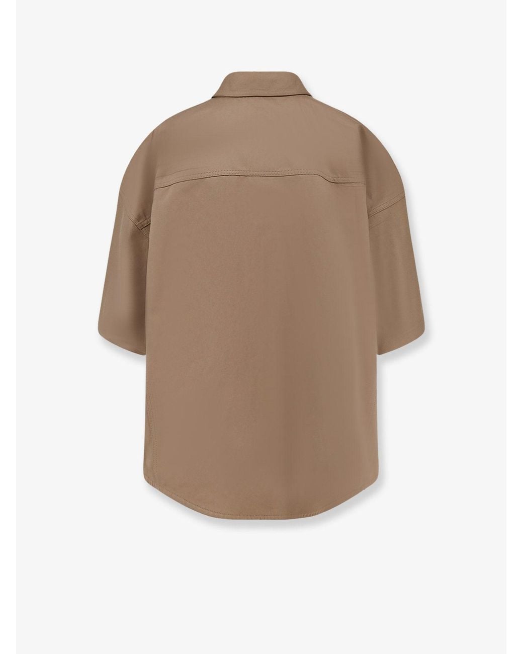 Brunello Cucinelli Brown Shirts Cotone