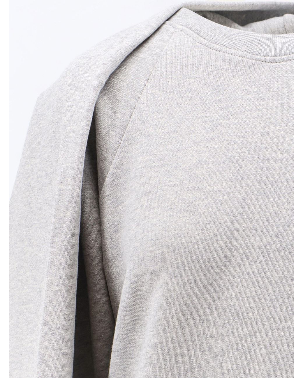 Dries Van Noten Gray Cotton Sweatshirt