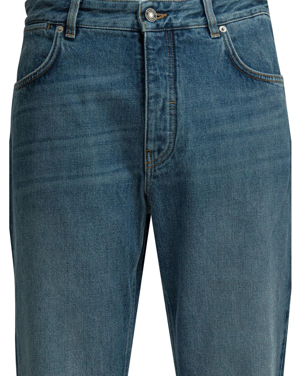 Givenchy Blue "couture Seam Shadow" Jeans for men