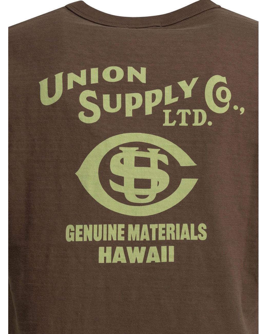 Sun Surf Brown Crewneck T-Shirt for men