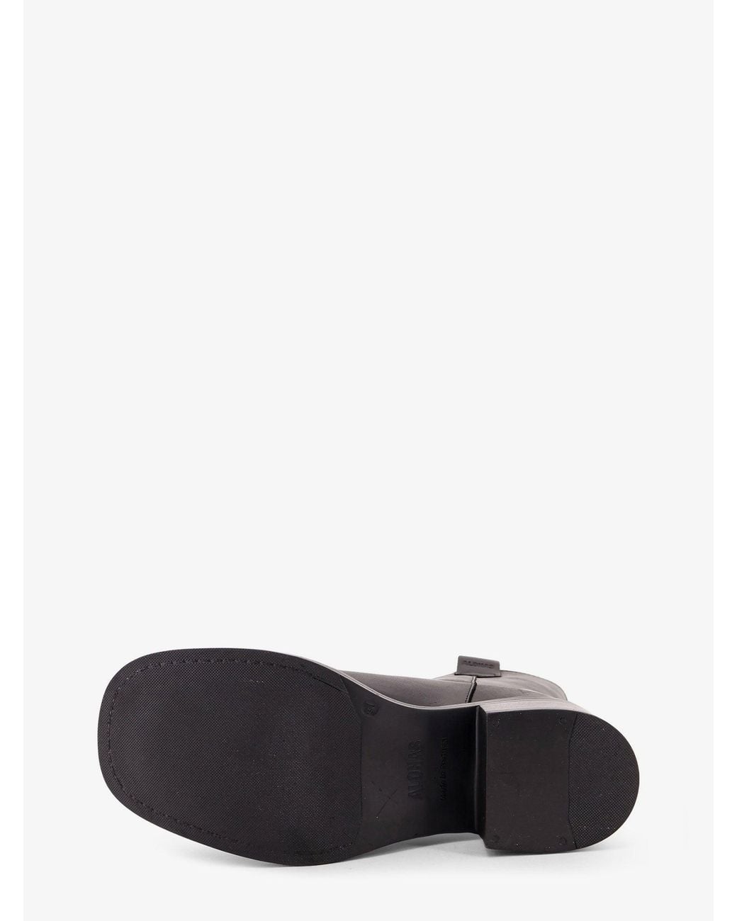 Alohas Black Rajan Leather Ankle Boots