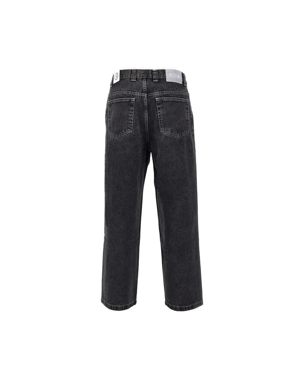 POLAR SKATE Black '93' Oversized Fit Jeans for men