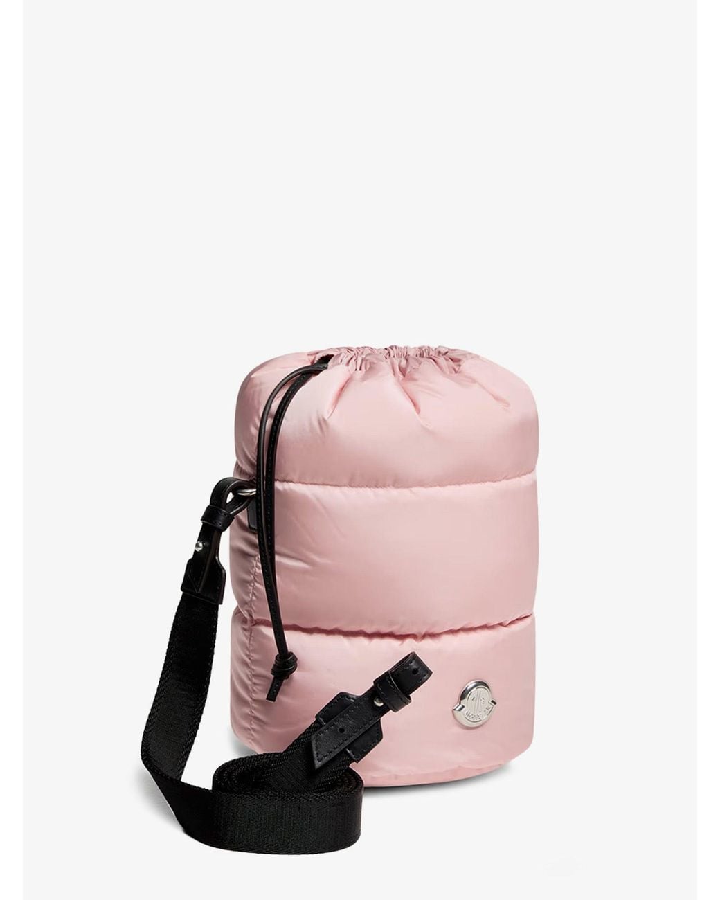 Moncler Pink Caradoc Nylon Bucket Bag