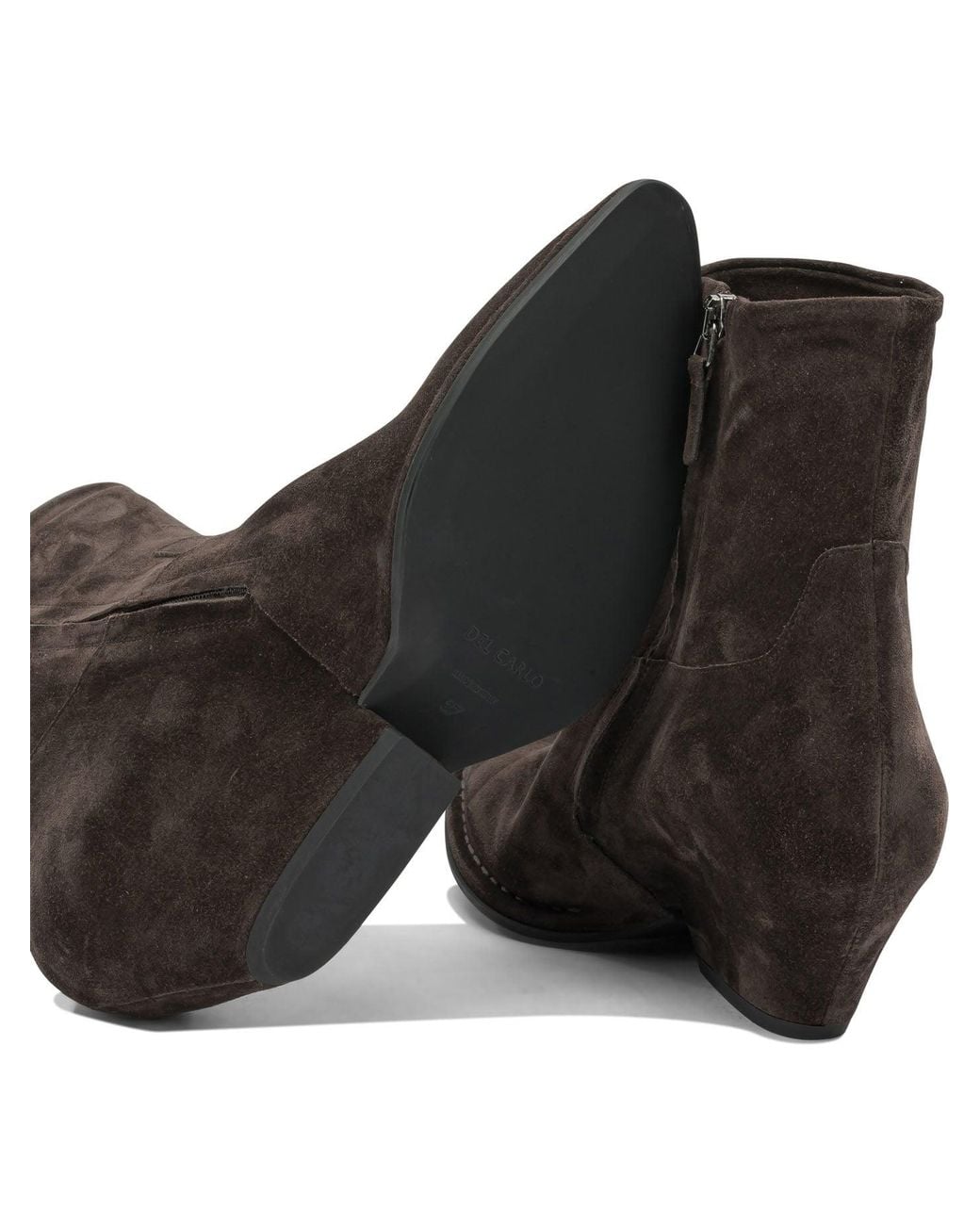Roberto Del Carlo Brown Leather Boots