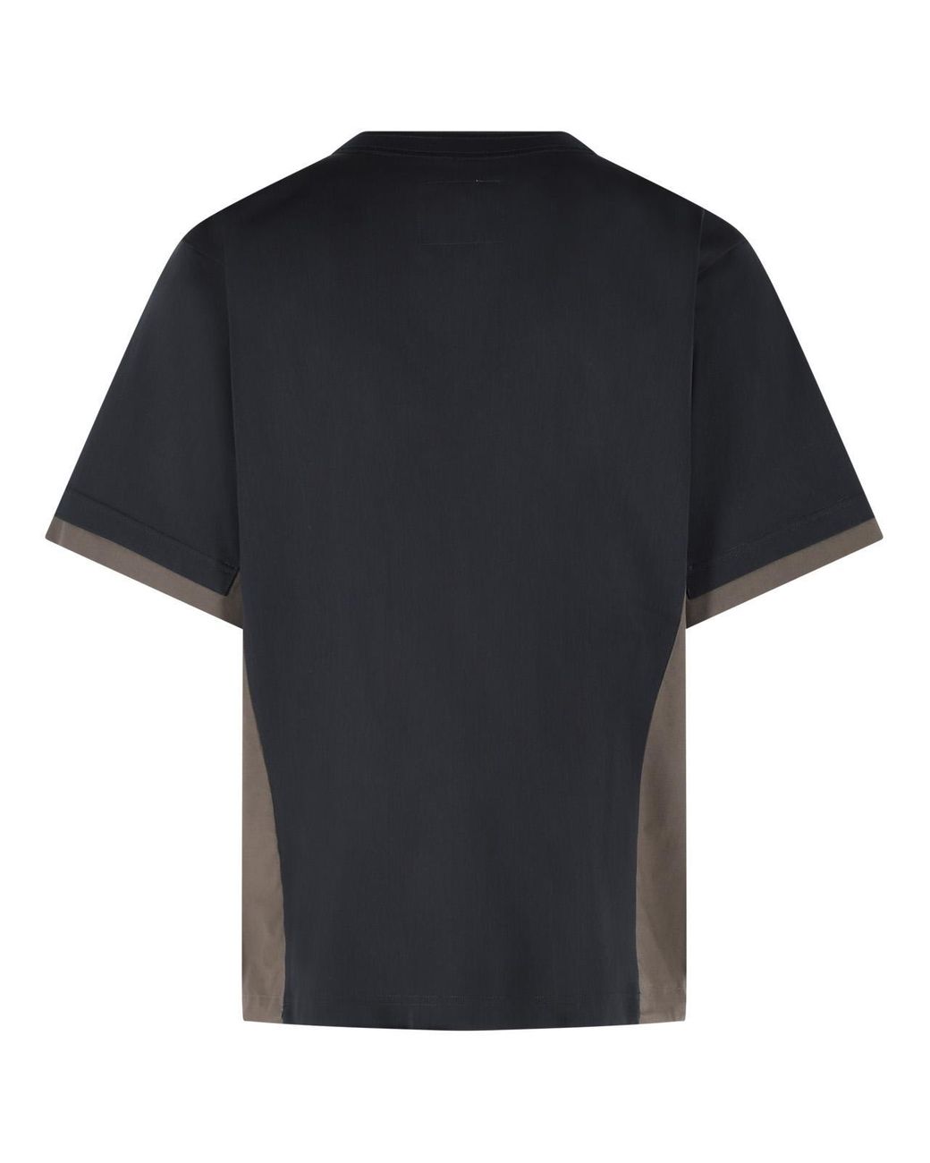 Sacai Black Cotton T-Shirt for men