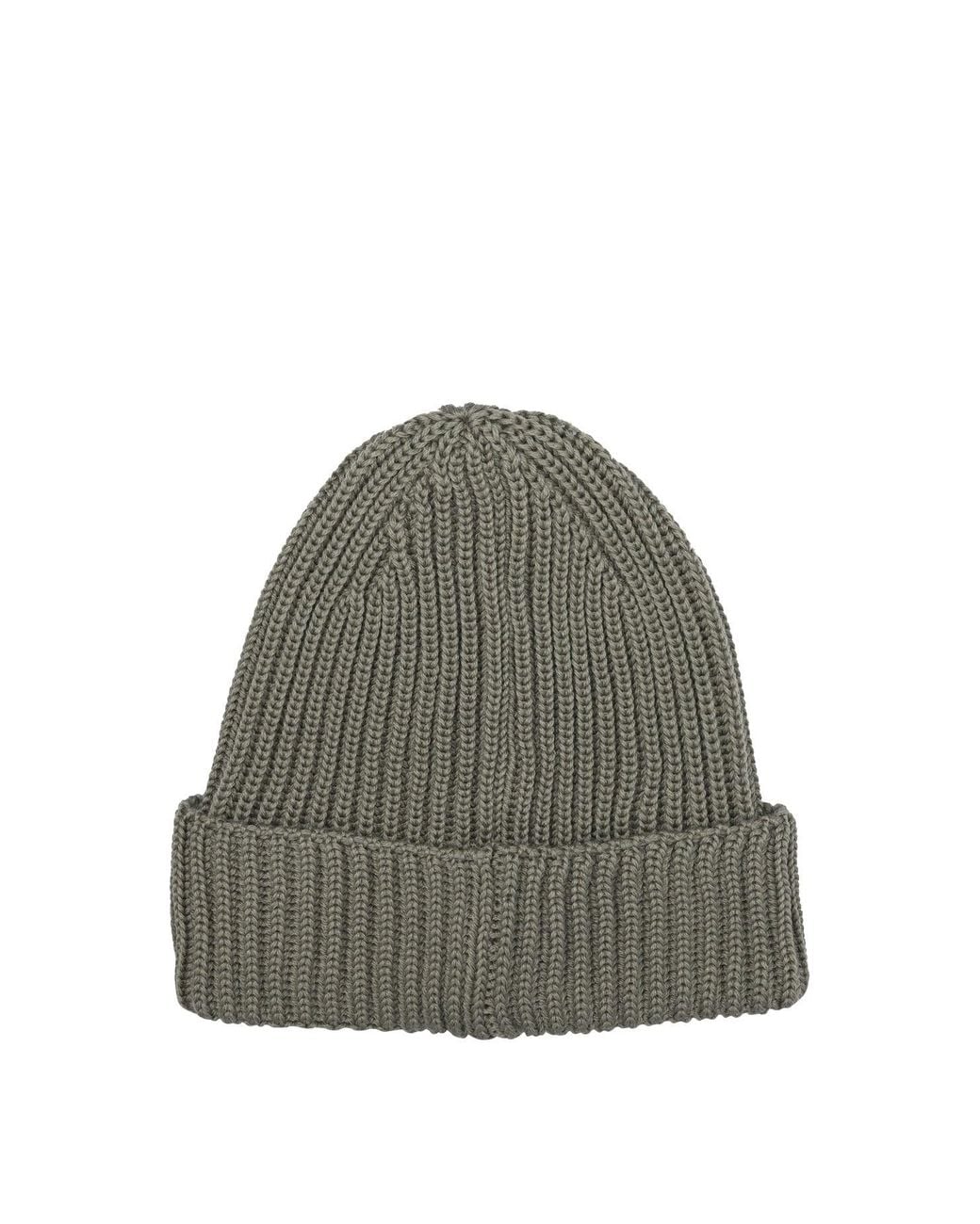C P Company Gray "Goggle" Beanie for men