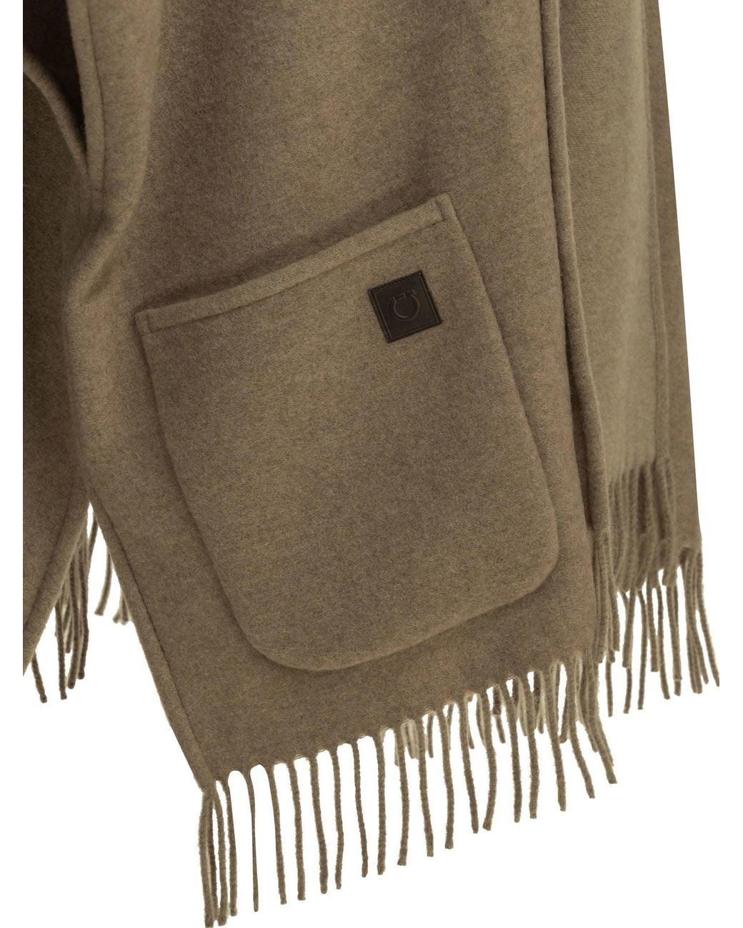 Ferragamo Green "Easy" Cape