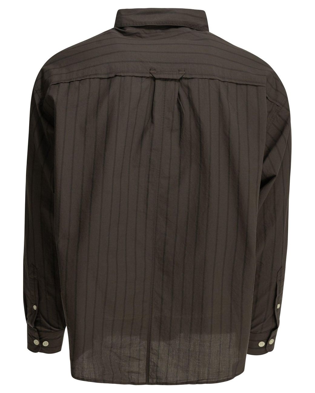 mfpen Black Essay Casual Cotton Shirt for men