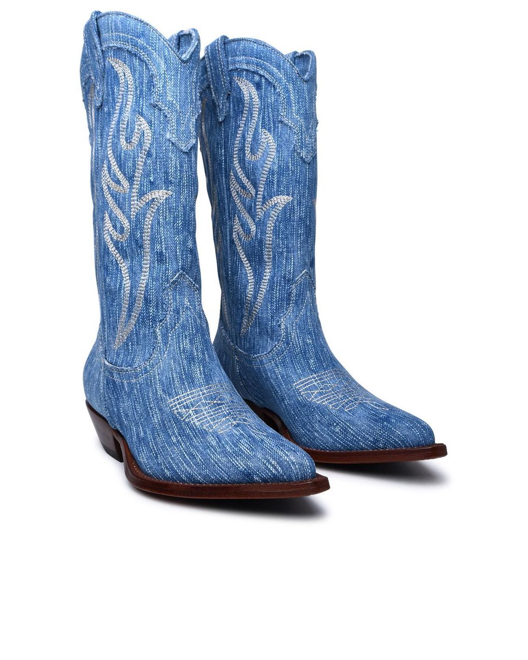 Sonora Boots Blue Light Denim Boots