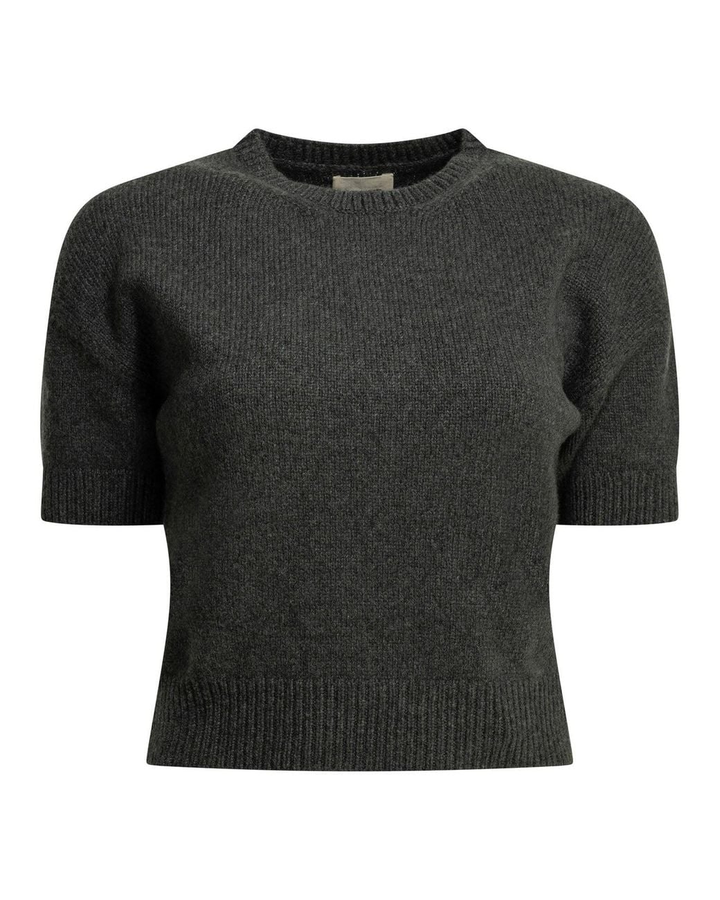 Khaite Black "Golden" Crew-Neck Sweater