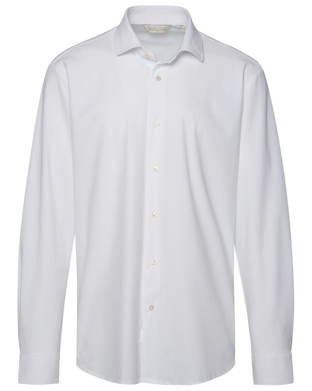 Brian Dales White Recycled Nylon Blend Shirt