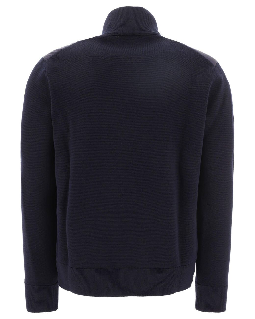 Moncler Blue Lightweight Wool-Blend Down Jacket for men