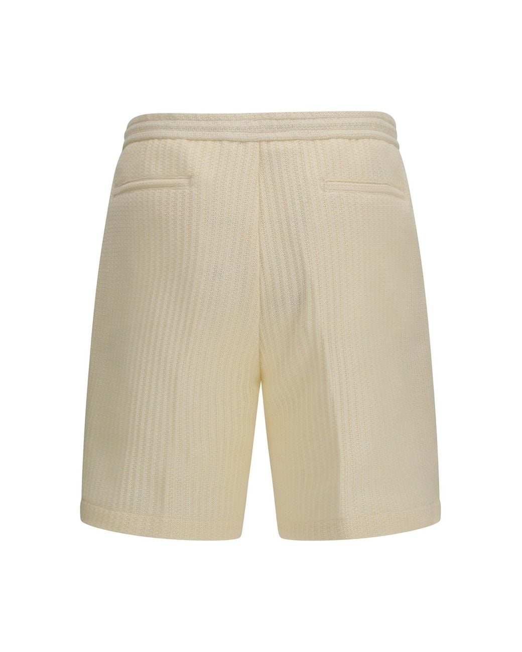 Germano Natural Textured Bermuda Shorts 092 for men