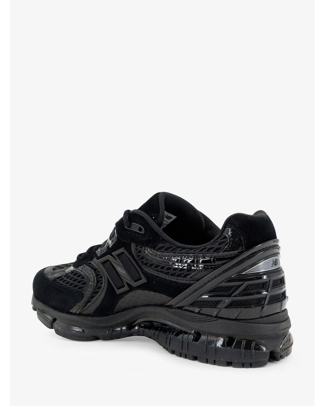 New Balance Black 1954R Mesh And Suede Sneakers for men