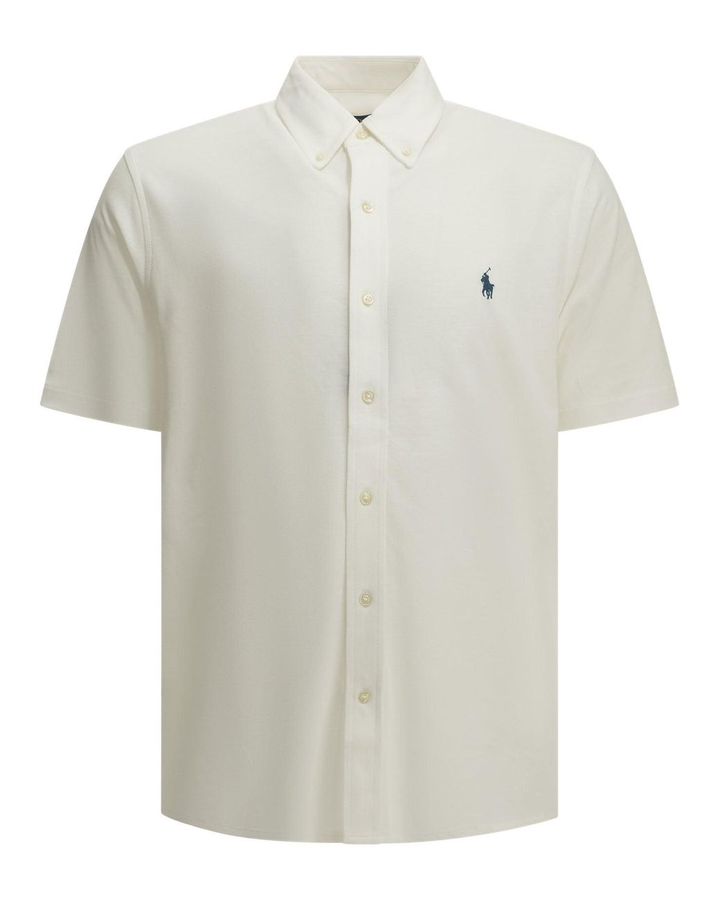 Polo Ralph Lauren White Casual Shirt With Logo for men