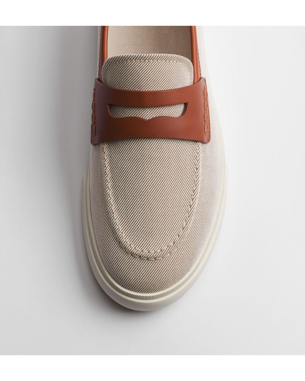 Dior White Chester Iviera Loafers for men
