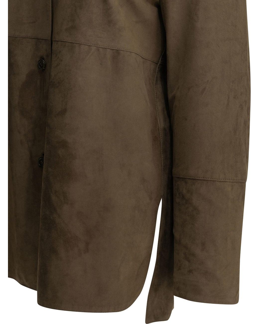 Max Mara Green Suede Jacket