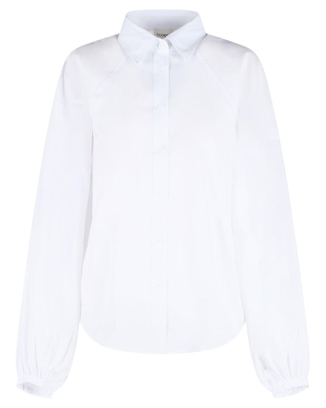 Closed White Cotton Raglan Blouse