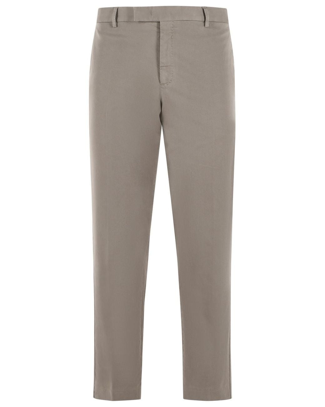 PT01 Gray Rebel Cotton Trousers for men