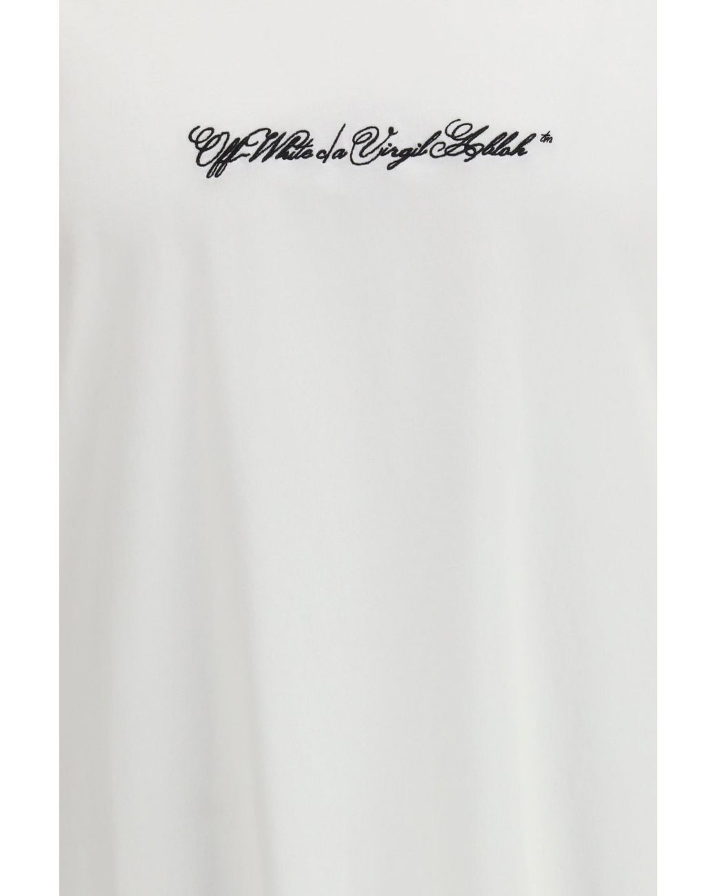 Off-White c/o Virgil Abloh White Script Arrow T-Shirt for men
