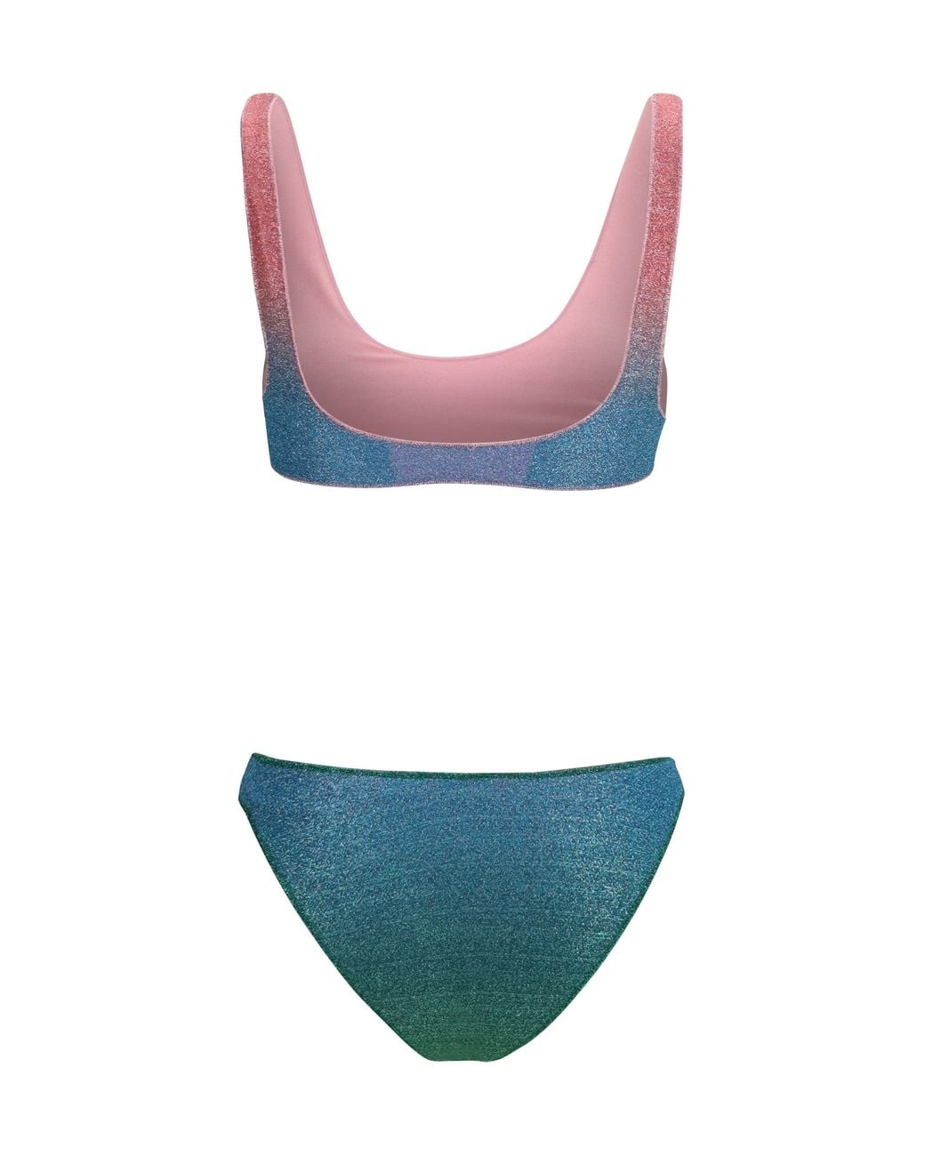 Oseree Blue Lumière Sporty Set Candy Bikini
