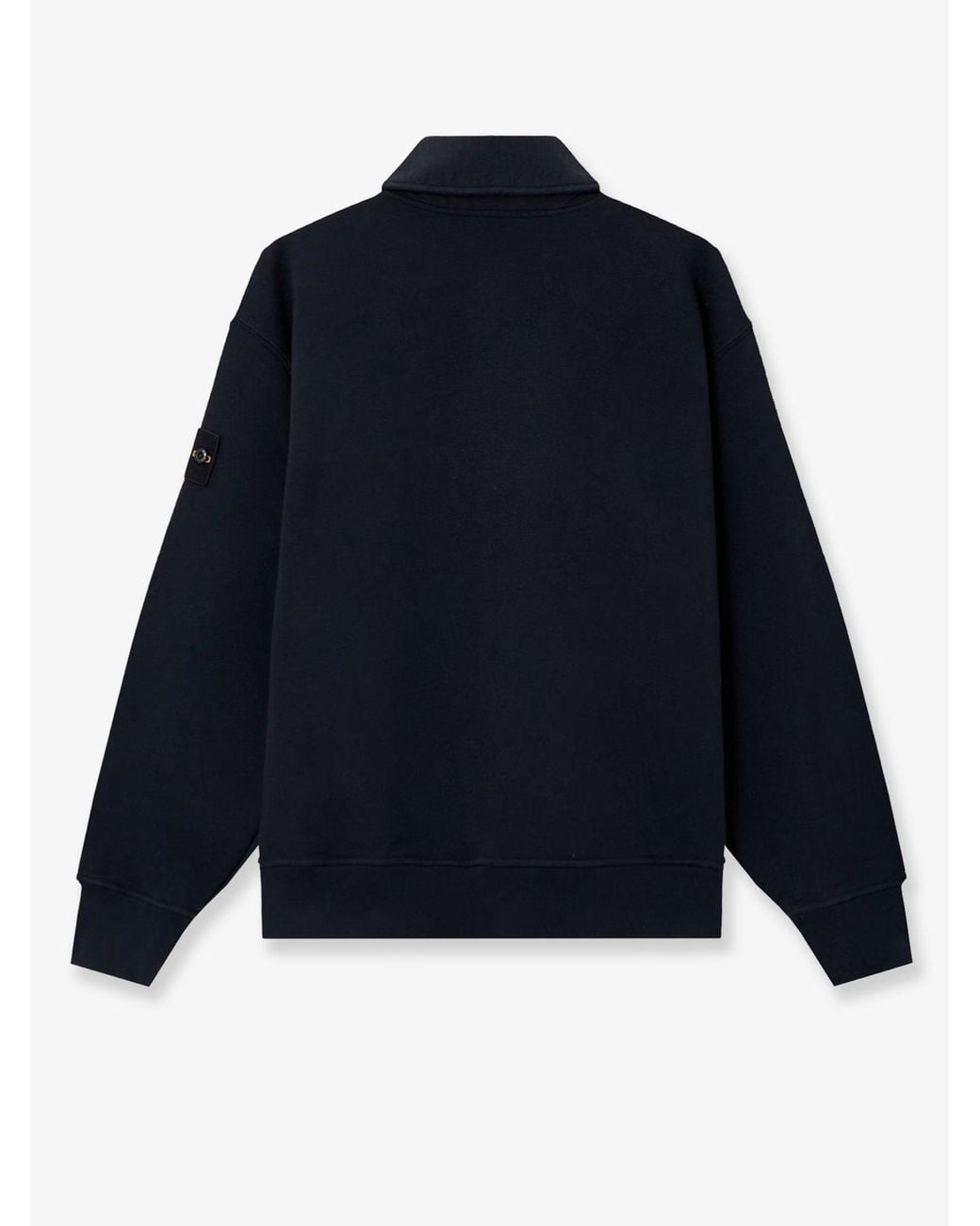 Stone Island Blue Oversized Cotton Polo Shirt for men