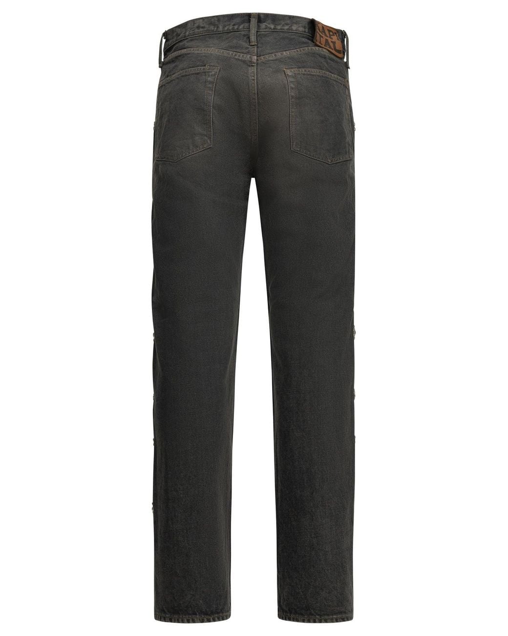 Kapital Gray 5P Monkey Cisco Studs Jeans for men