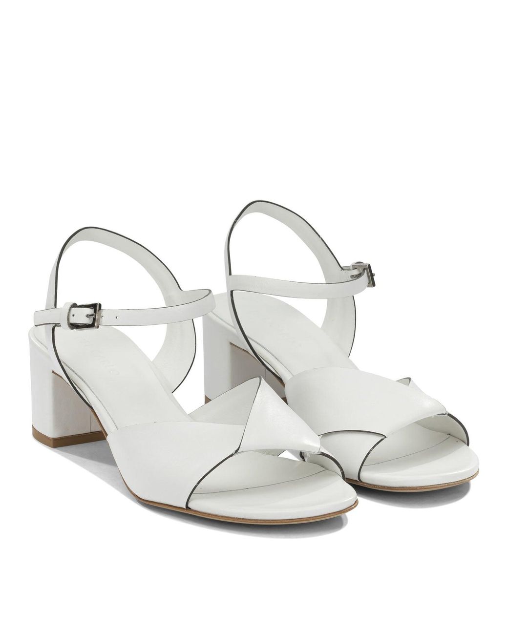Roberto Del Carlo White Sandals