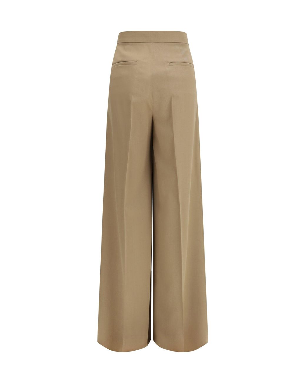 Max Mara Natural Quorum Virgin Wool Pants