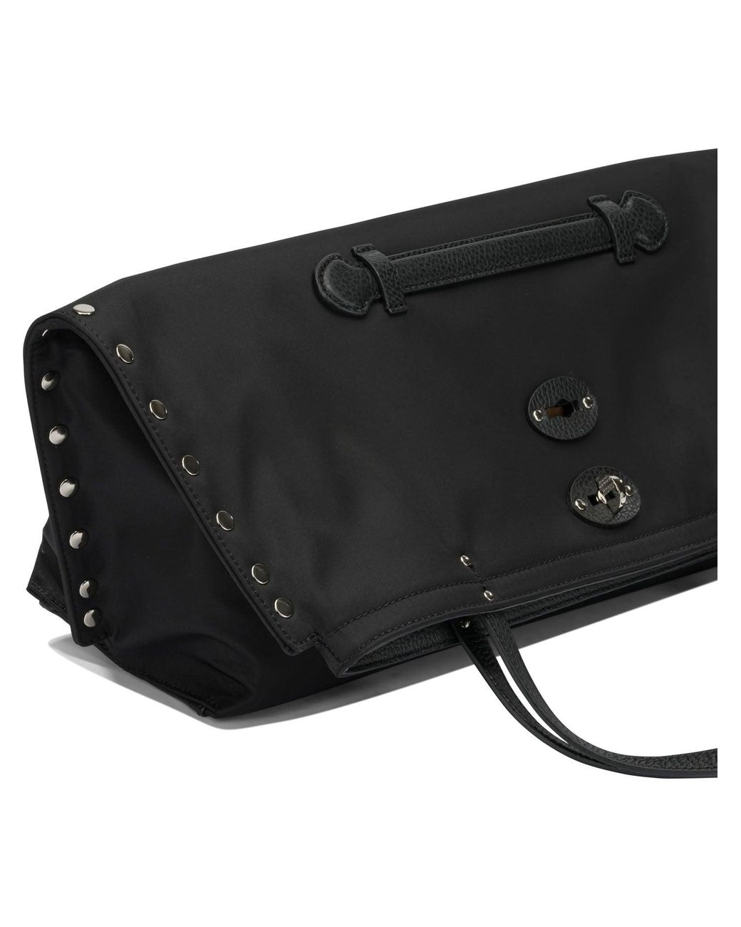 Zanellato Black Nylon Polyurethane Shoulder Bag