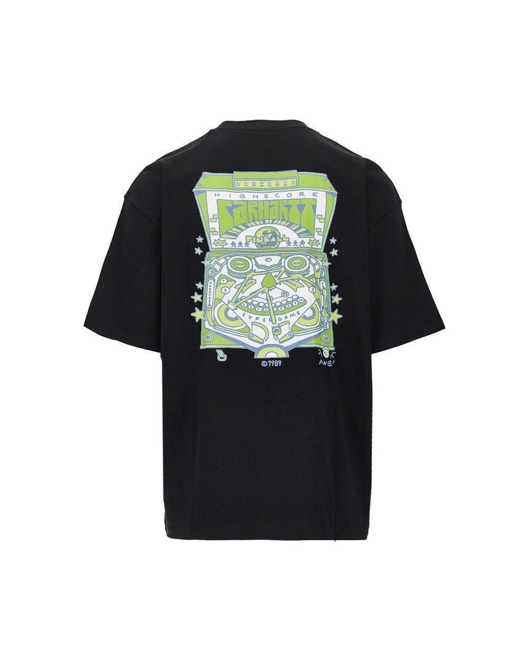 Carhartt Black 'Pinball' Print T-Shirt for men