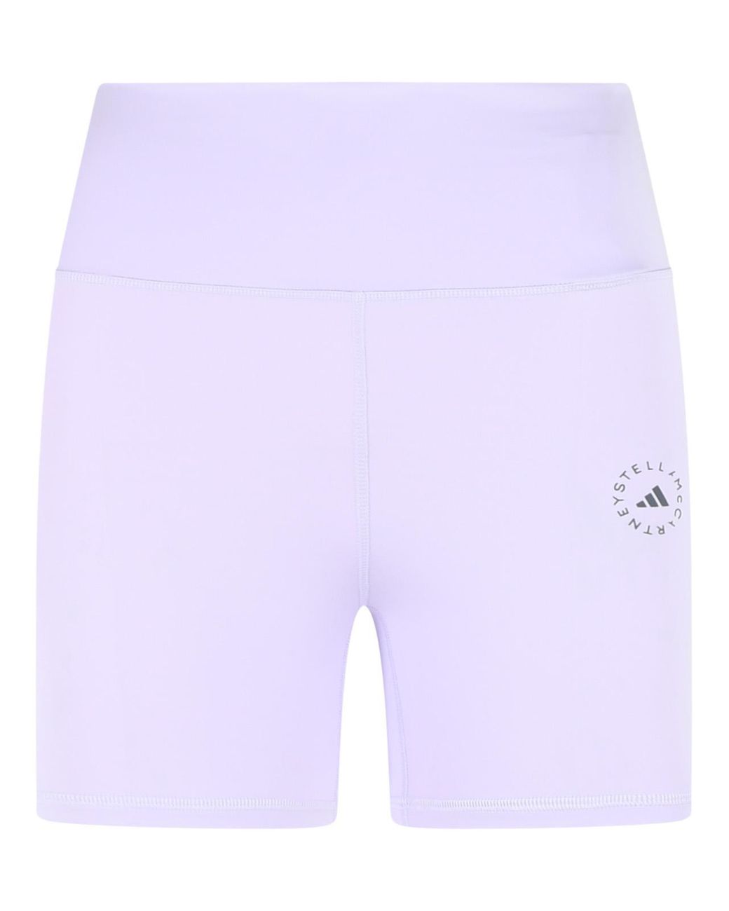 Adidas By Stella McCartney Purple 'Tst' Lilac Polyester Blend Shorts