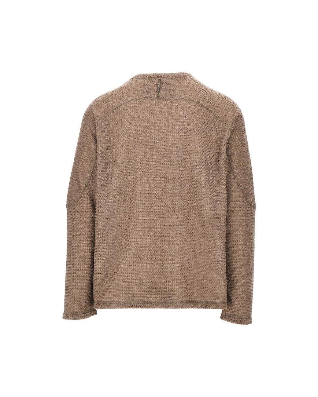 Satisfy Brown Fuzzfleece Ad Sweatshirt for men