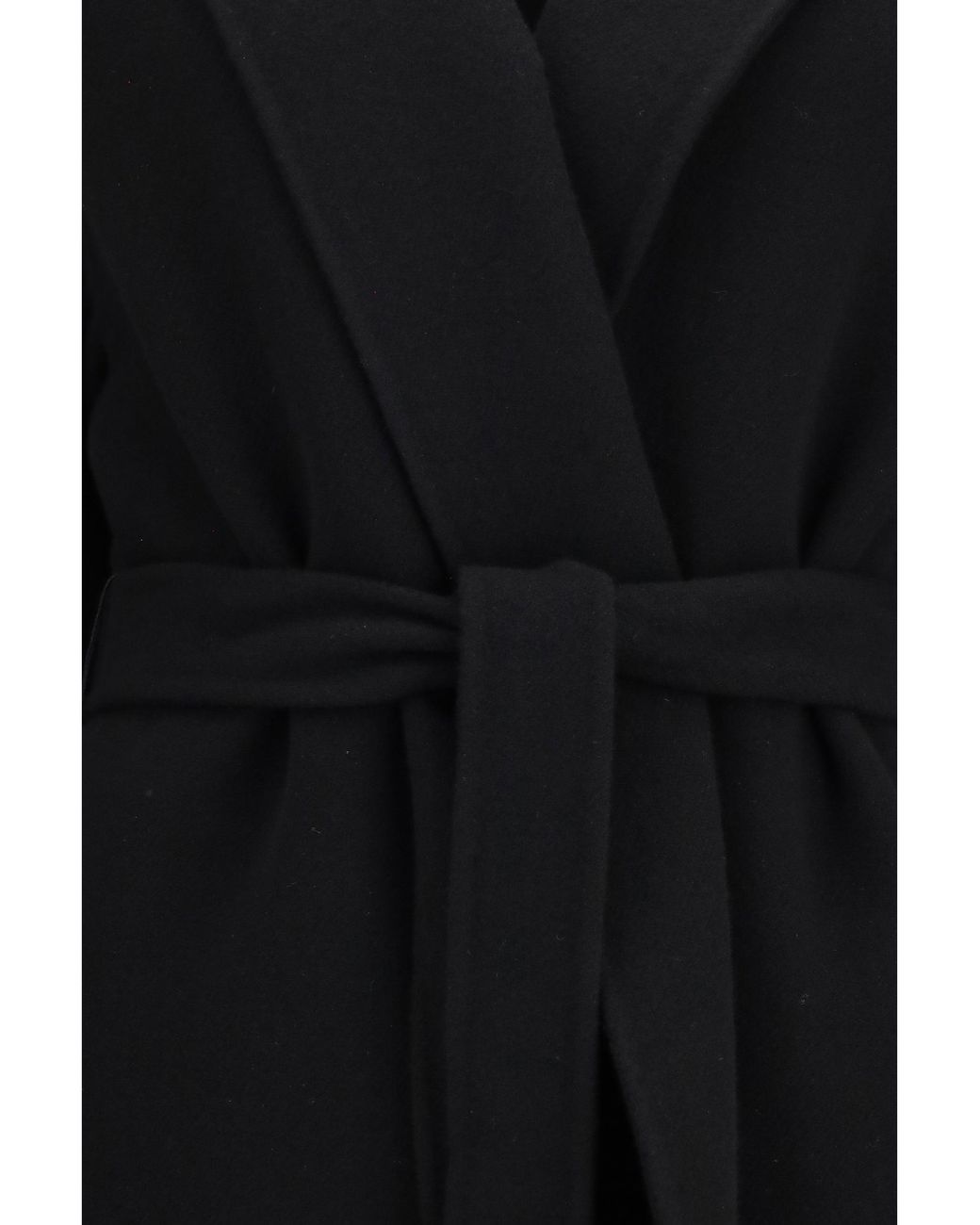 The Row Black Ciara Wool And Cashmere Coat