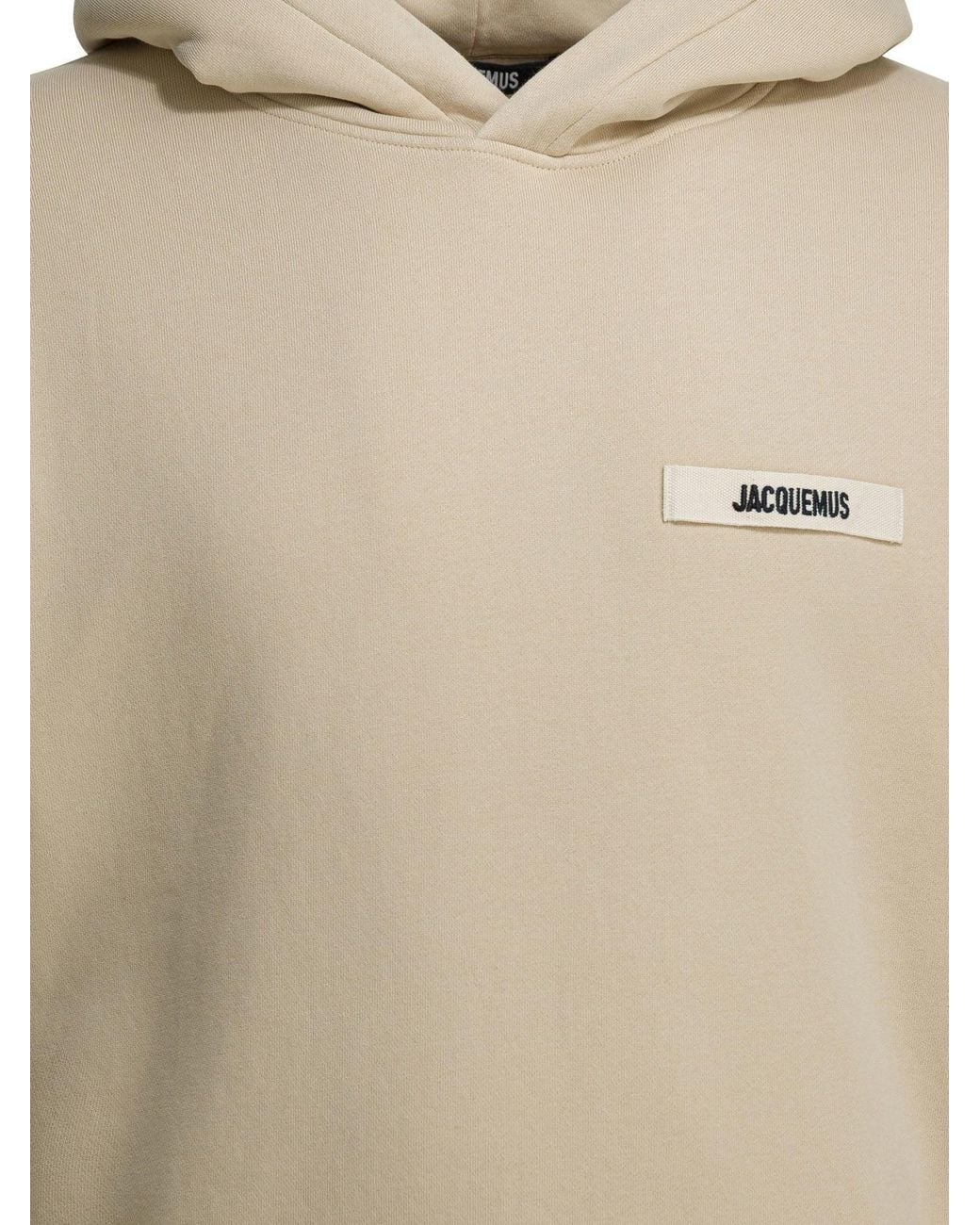 Jacquemus Gray "Gros Grain" Hoodie for men