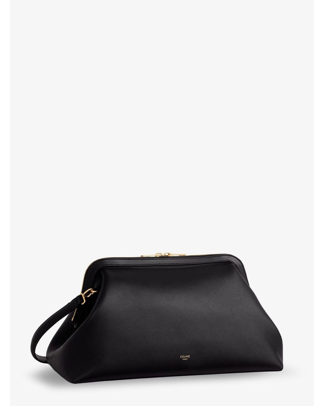 Céline Black Doctor Leather Shoulder Bag