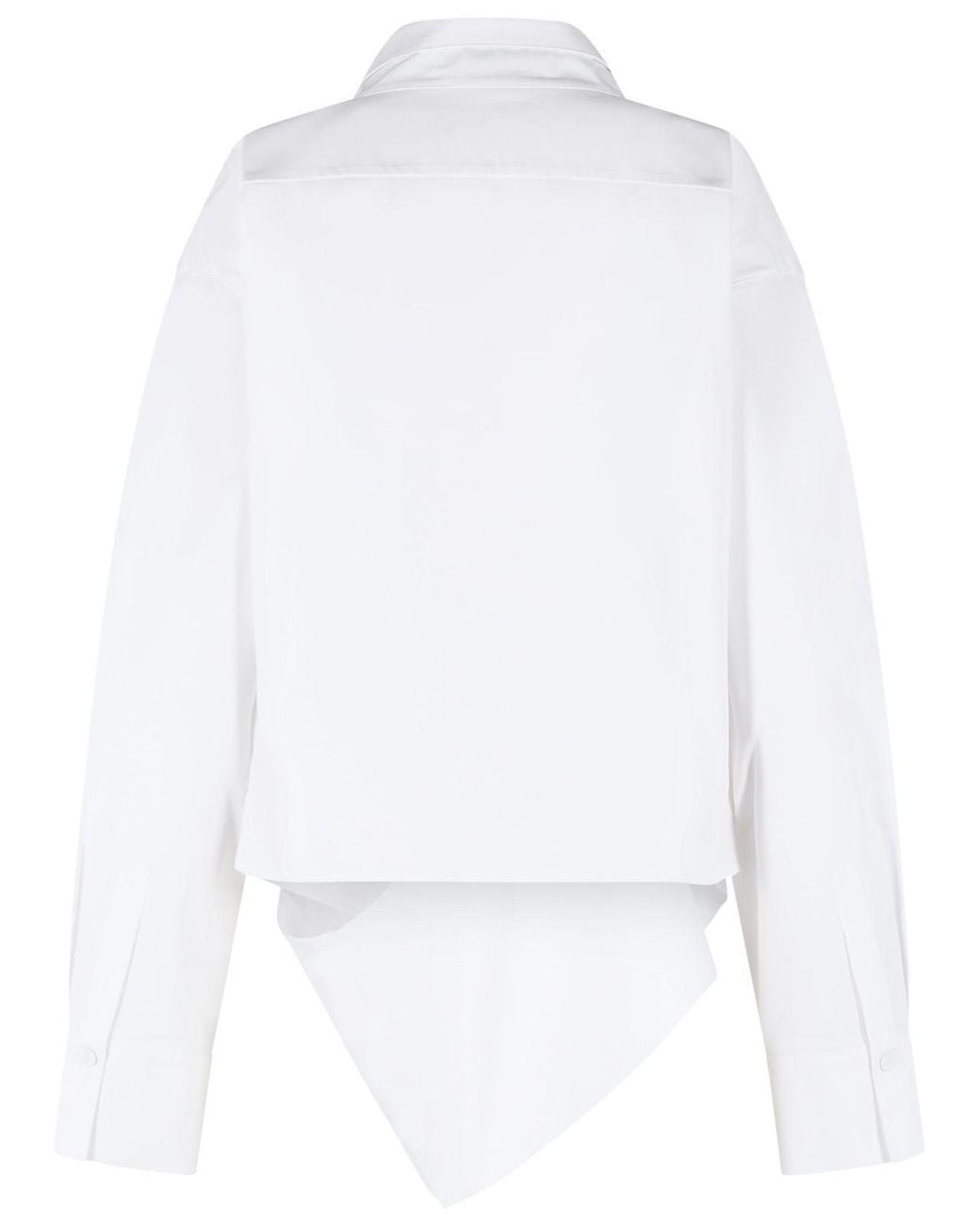 Rohe White Wrap Cotton Shirt
