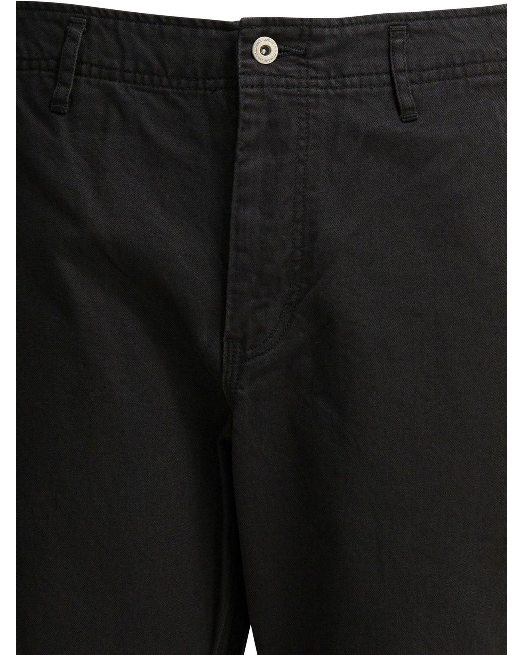 Nonnative Black Cotton Work Pants for men