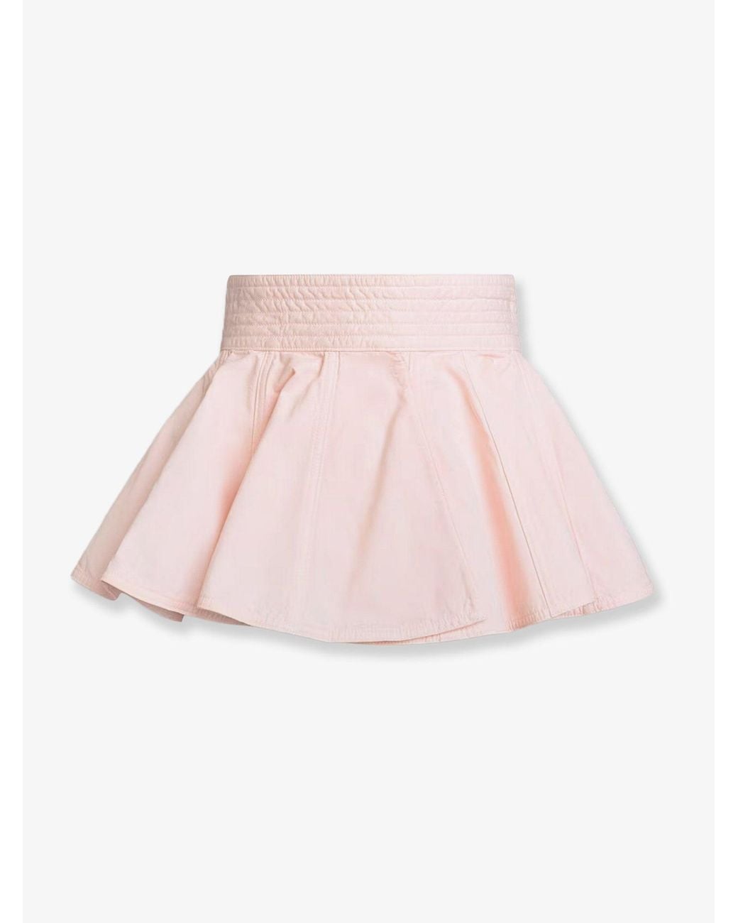 Alaïa Pink Peplum Cotton Belt