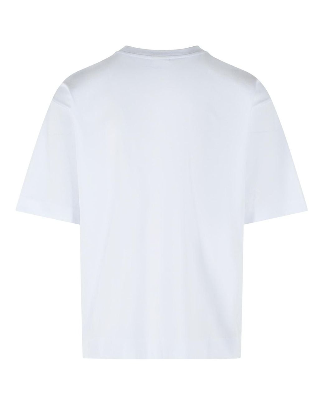 Dries Van Noten White 'Heso' Cotton T-Shirt for men