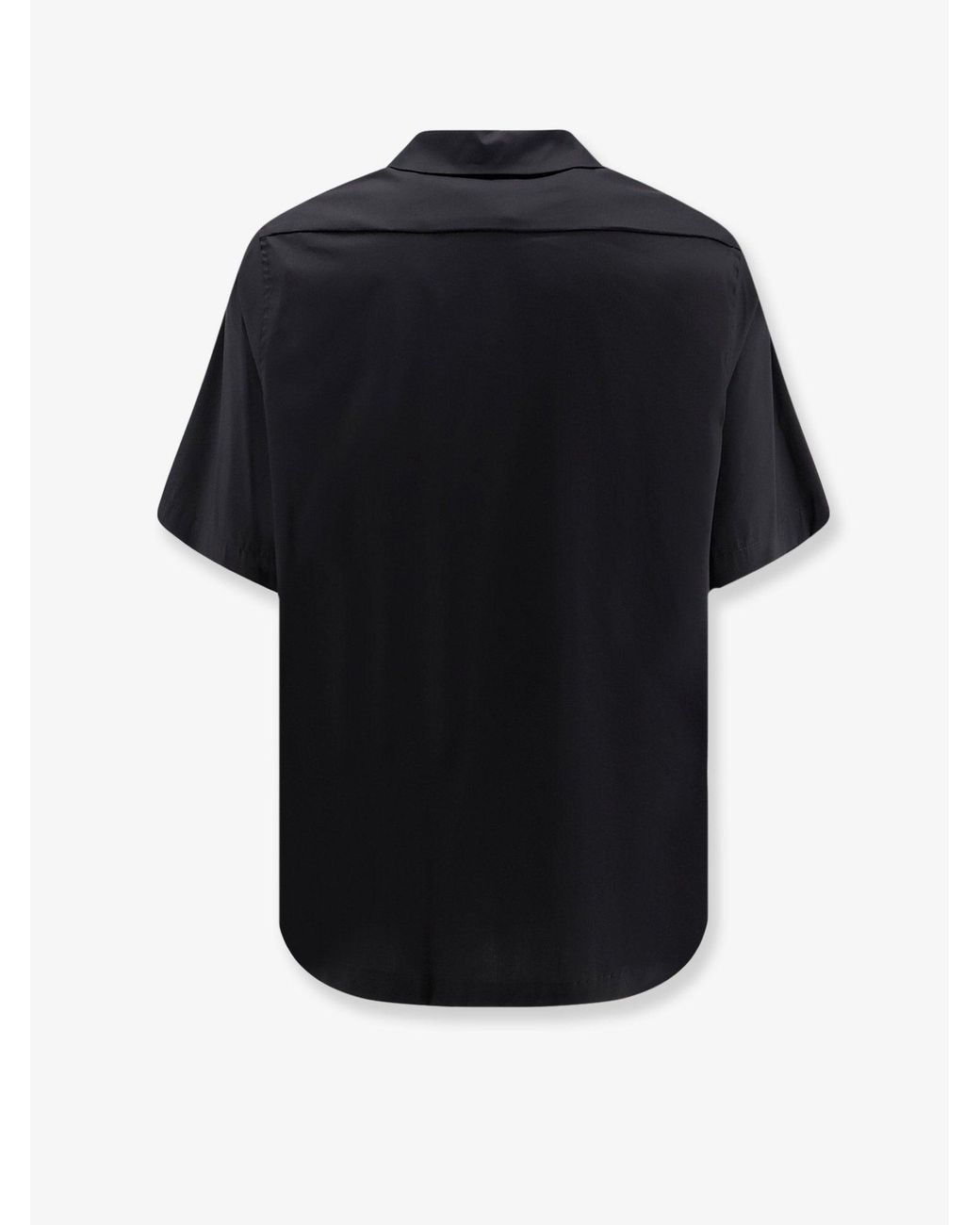 Hevò Black Cotton Blend Shirt for men