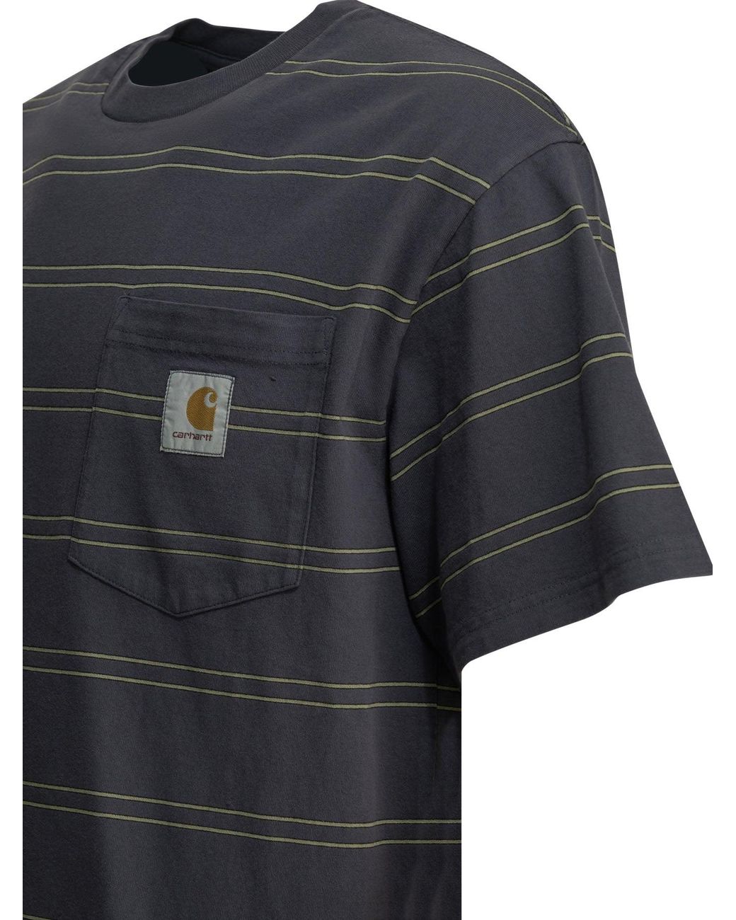 Carhartt Black "Bert Pocket" Crewneck T-Shirt for men