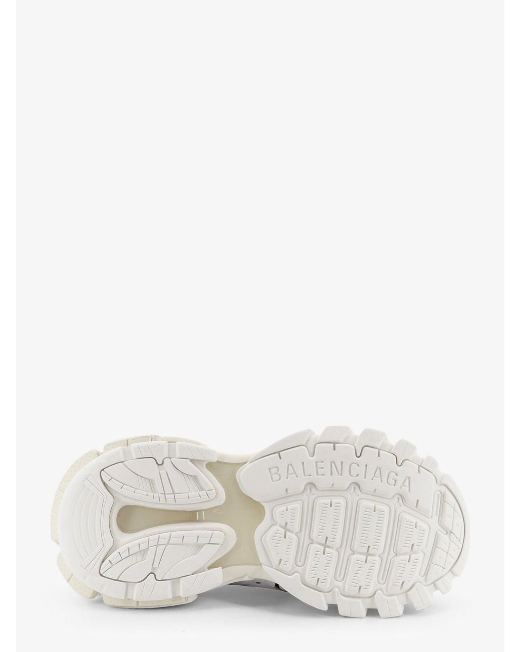 Balenciaga White Track Polyurethane Sneakers for men